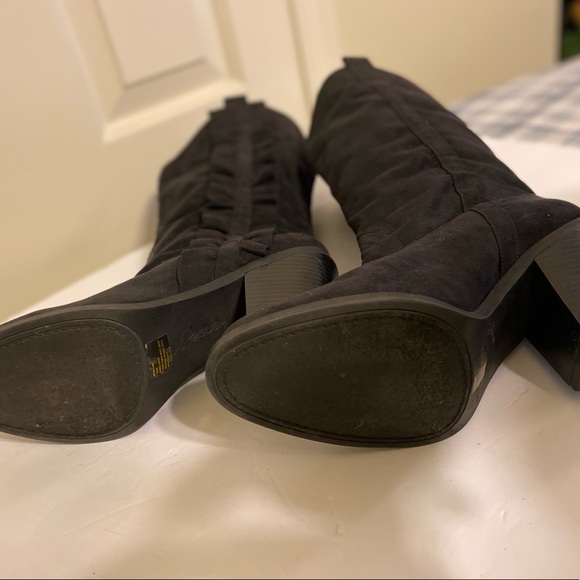 Kensie Girl - Woman’s (Maylisa) western black faux suede boots, Size: 10 - Picture 6 of 8